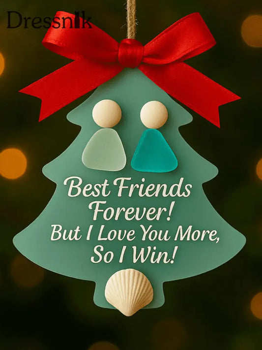 Weihnachts baum Freundschaft Ornament als bild / EINS