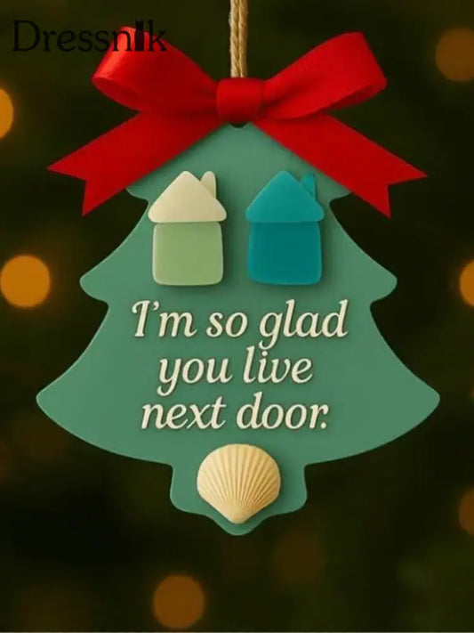 Weihnachts baum Freundschaft Ornament als bild / EINS
