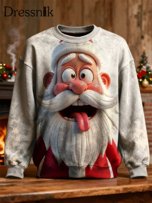 Weihnachts mann Print Casual Sweatshirt als bild / S