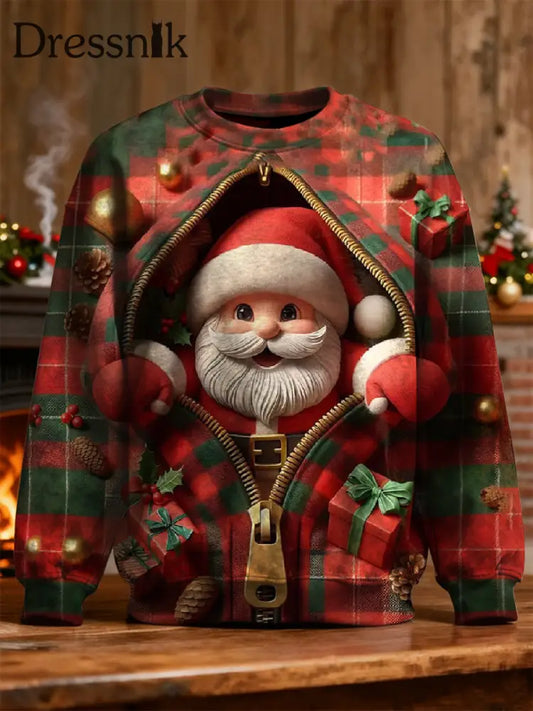 Weihnachts mann Print Casual Sweatshirt als bild / S