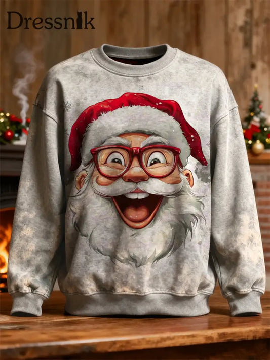 Weihnachts mann Print Casual Sweatshirt als bild / S