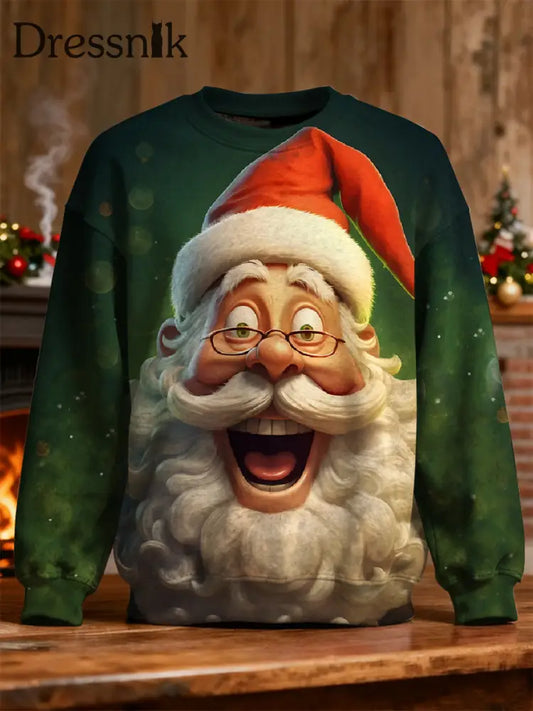 Weihnachts mann Print Casual Sweatshirt als bild / S