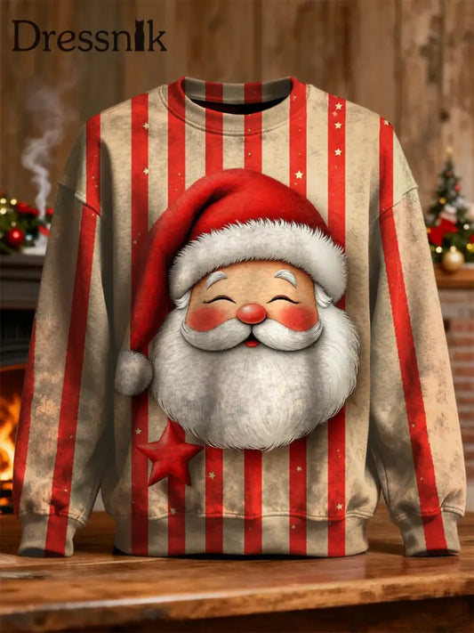 Weihnachts mann Print Casual Sweatshirt als bild / S