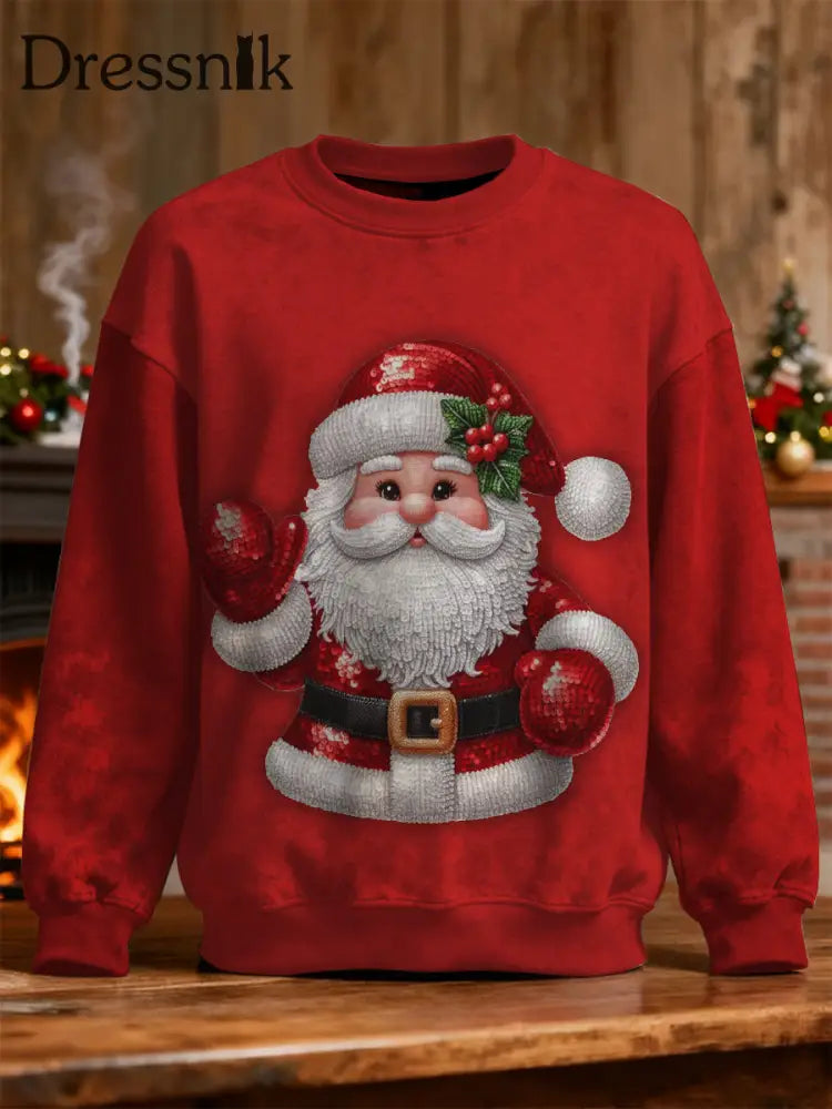 Weihnachts mann Print Casual Sweatshirt als bild / S