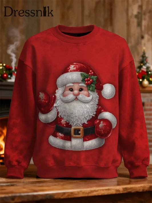 Weihnachts mann Print Casual Sweatshirt als bild / S