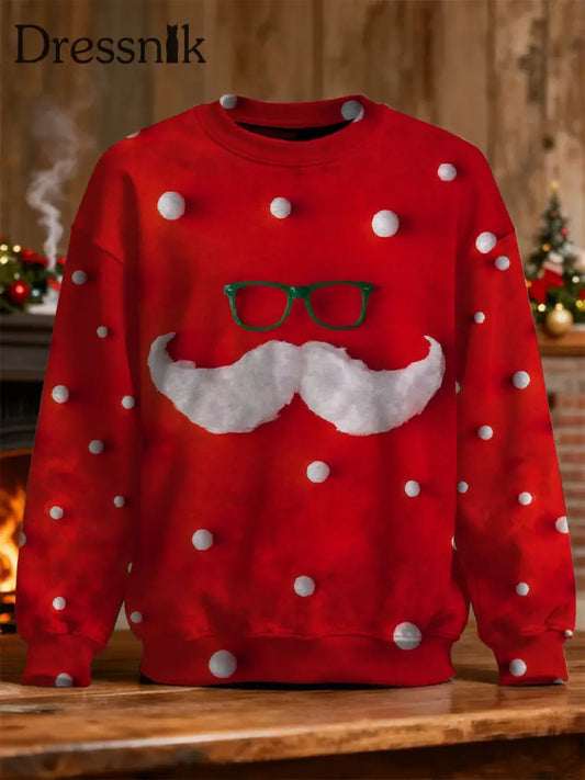Weihnachts mann Print Casual Sweatshirt als bild / S
