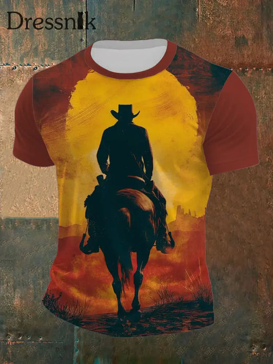 West bedrucktes T Shirt für Männer als bild / S