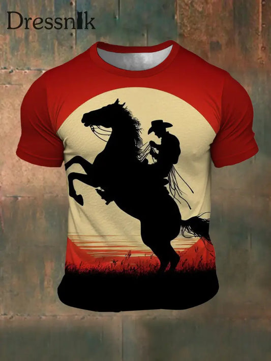 West bedrucktes T Shirt für Männer als bild / S