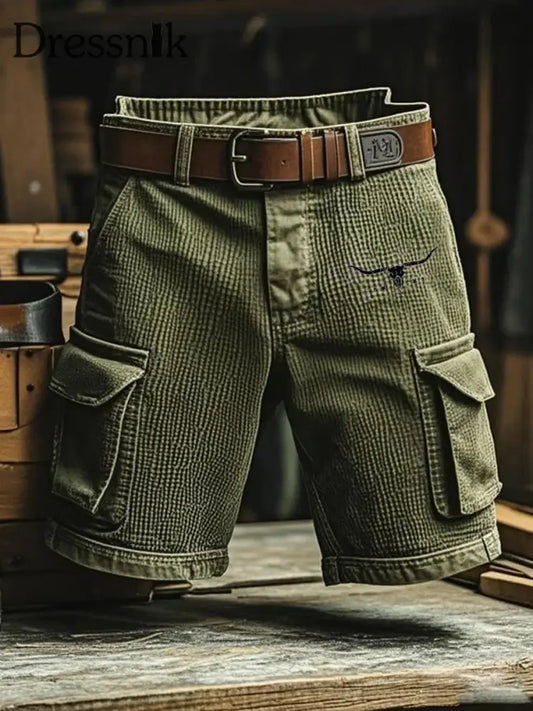 Westliche Vintage Shorts für Herren als bild / S