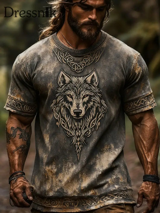 Wikinger-T-Shirt für Männer als bild / S