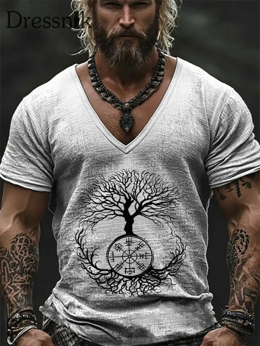 Wikinger T Shirt für Männer Grau / S